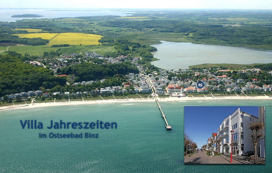 Villa Jahreszeiten Ferienwohnungen im Ostseebad Binz auf der Insel Rügen